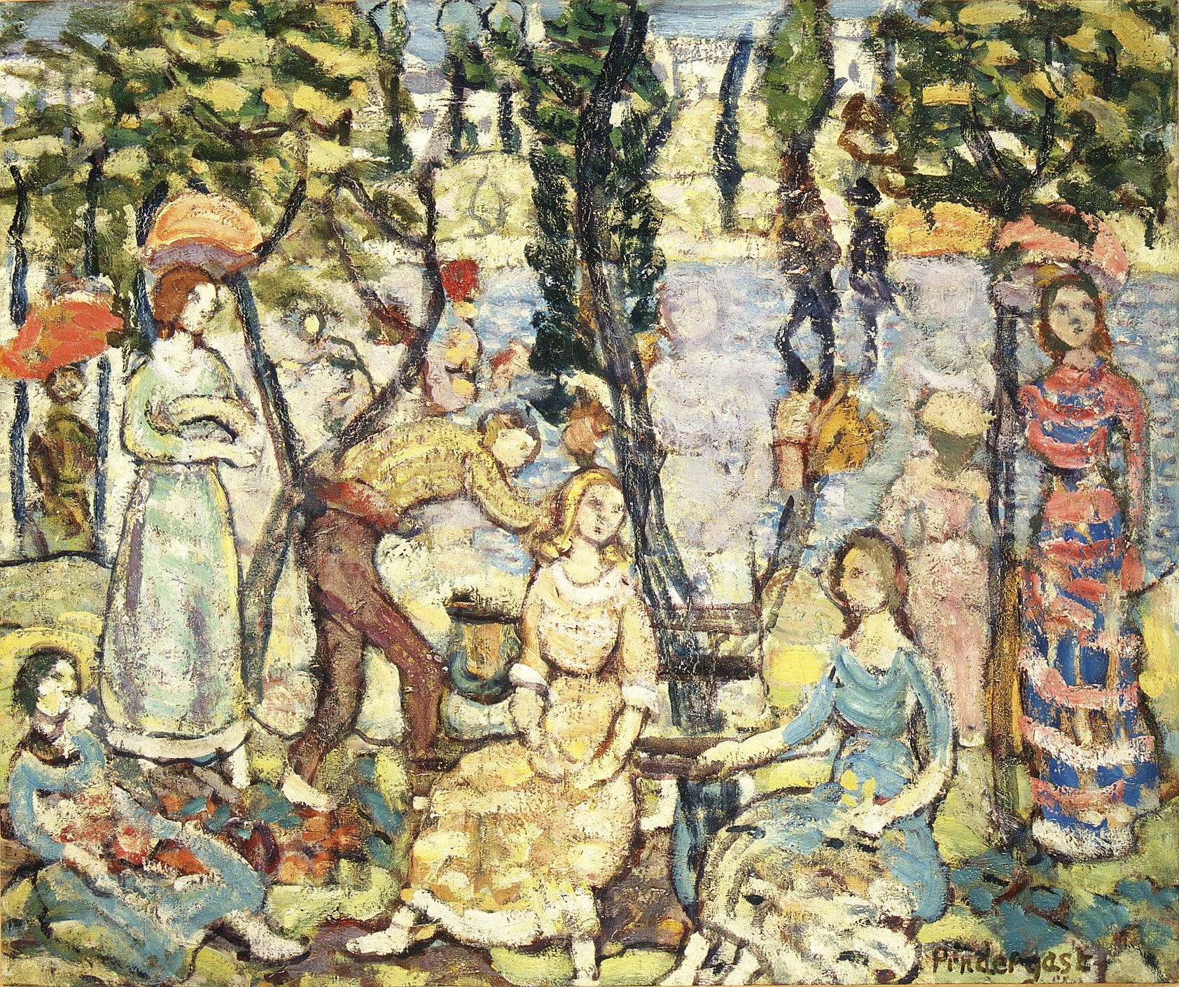 Groupe de figures - Maurice Prendergast
