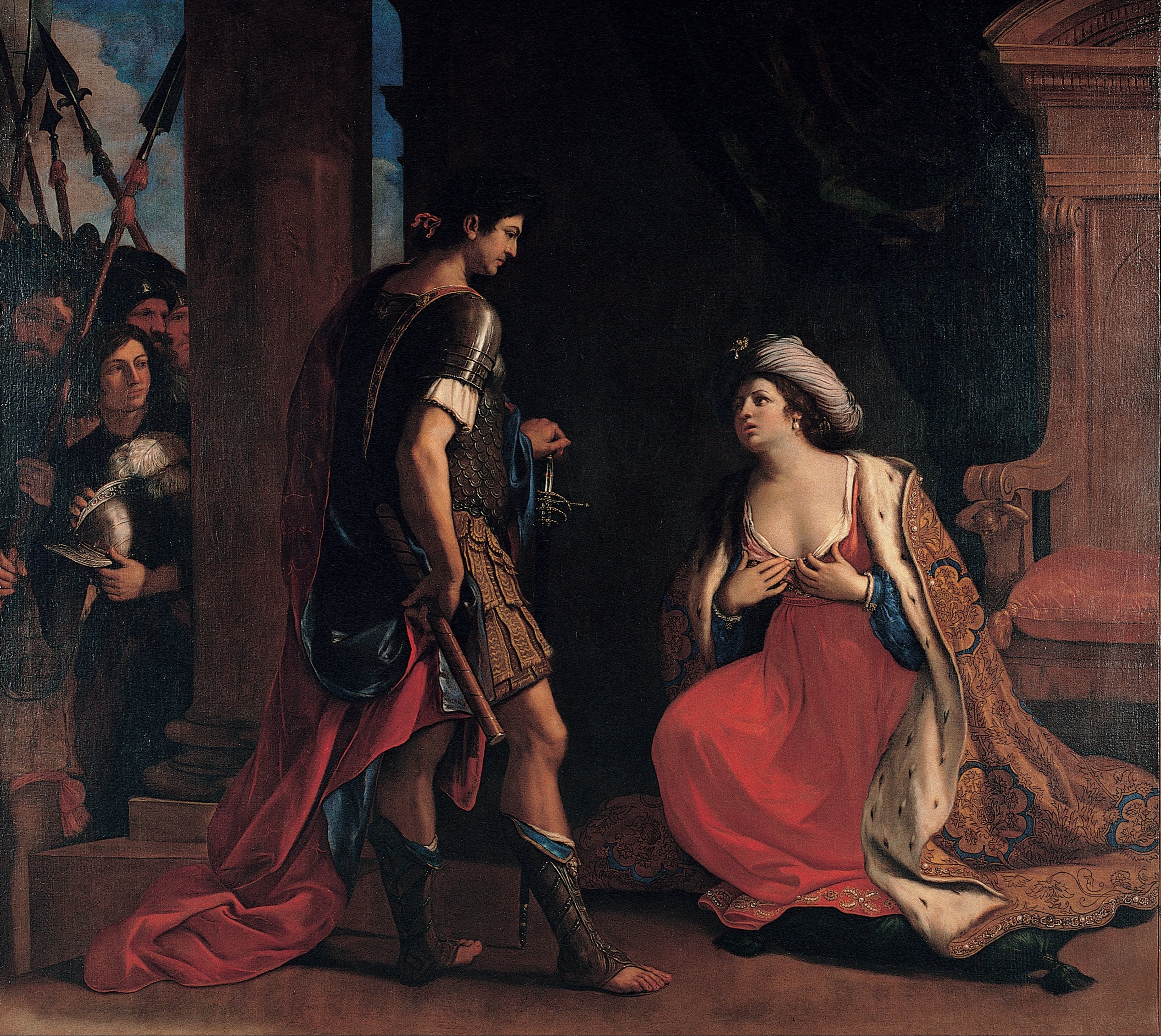 Cléopâtre et Octave - Guercino