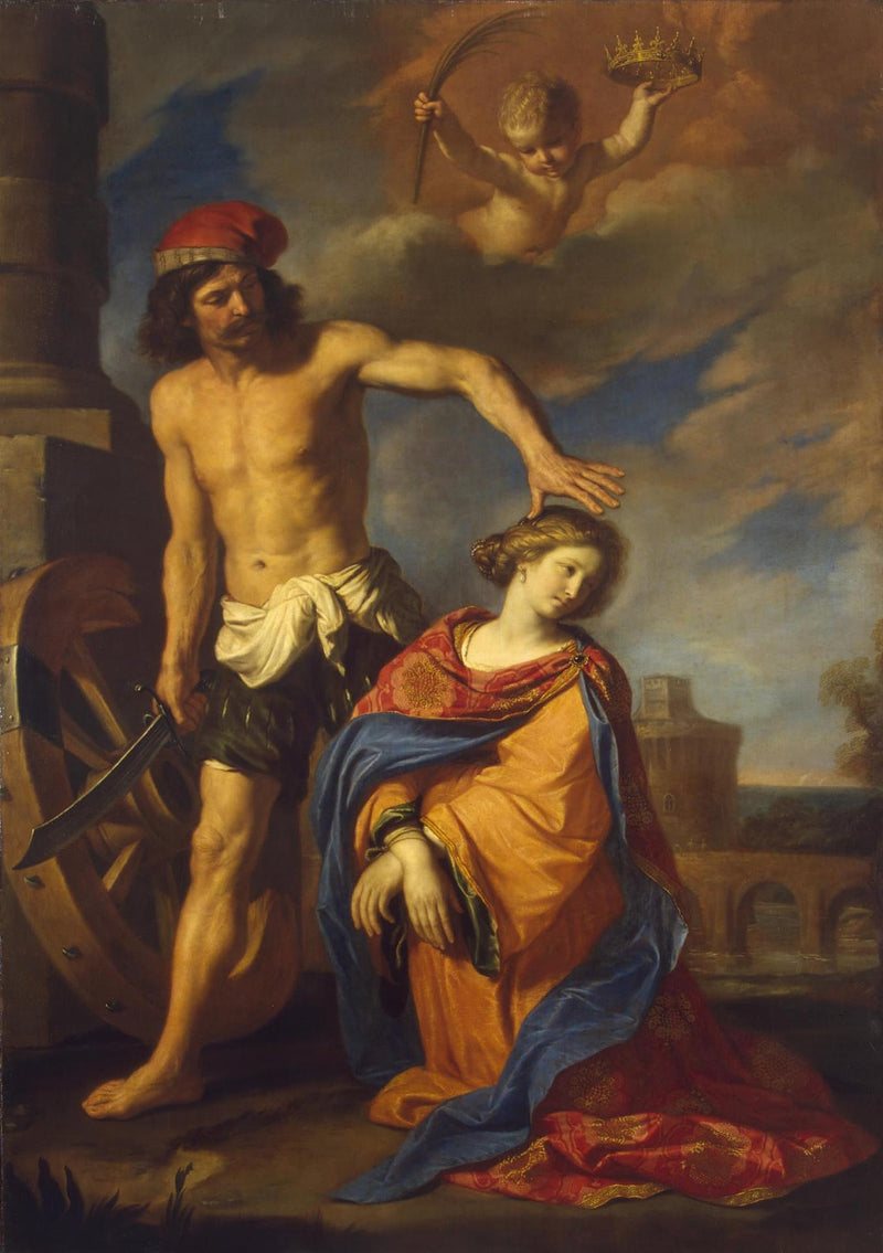 Azize Catherine'in Şehitliği - Guercino