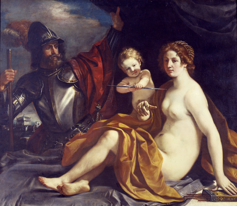 Venüs, Mars ve Aşk - Guercino