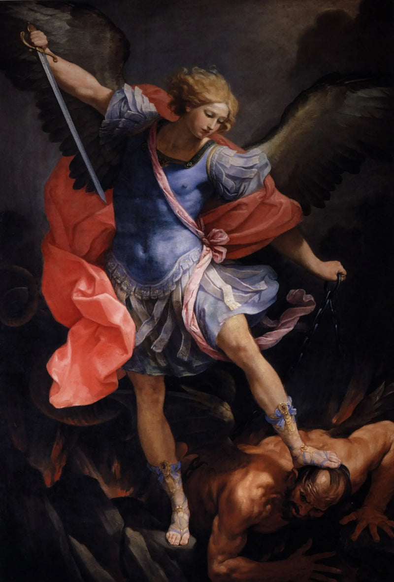 Saint Michel Archange şeytanı yeniyor - Guido Reni