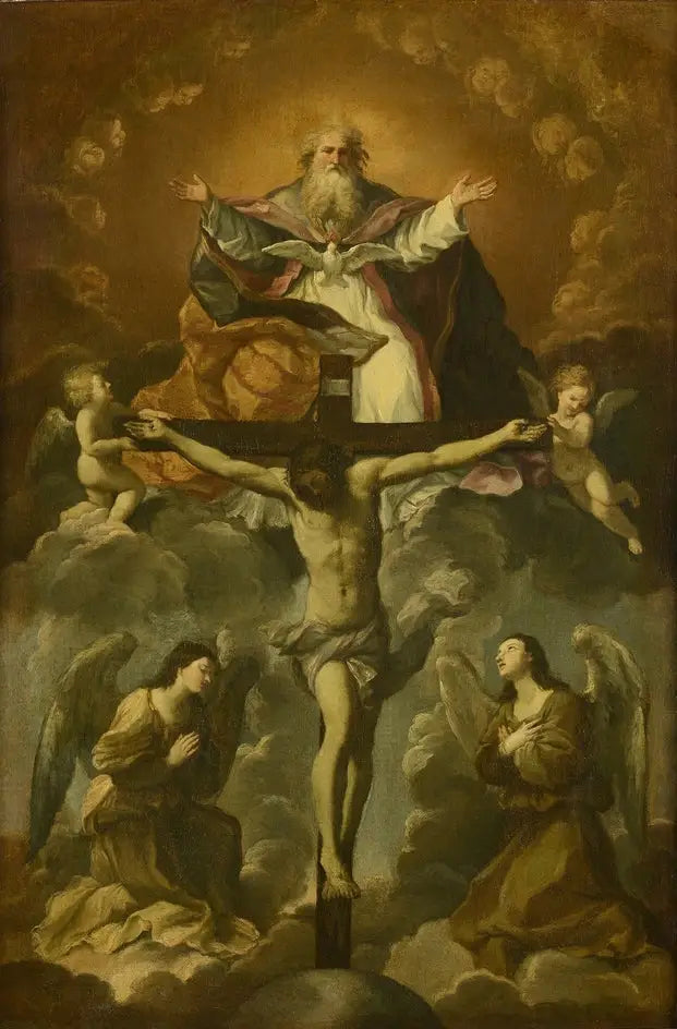 La Sainte Trinité adorée par les anges - Guido Reni - Alpha Reproduction