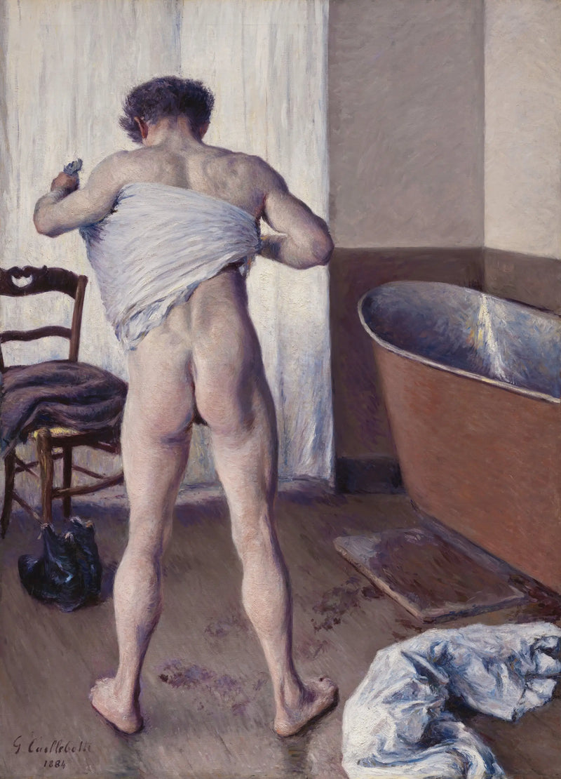 Banyodaki Adam - Gustave Caillebotte