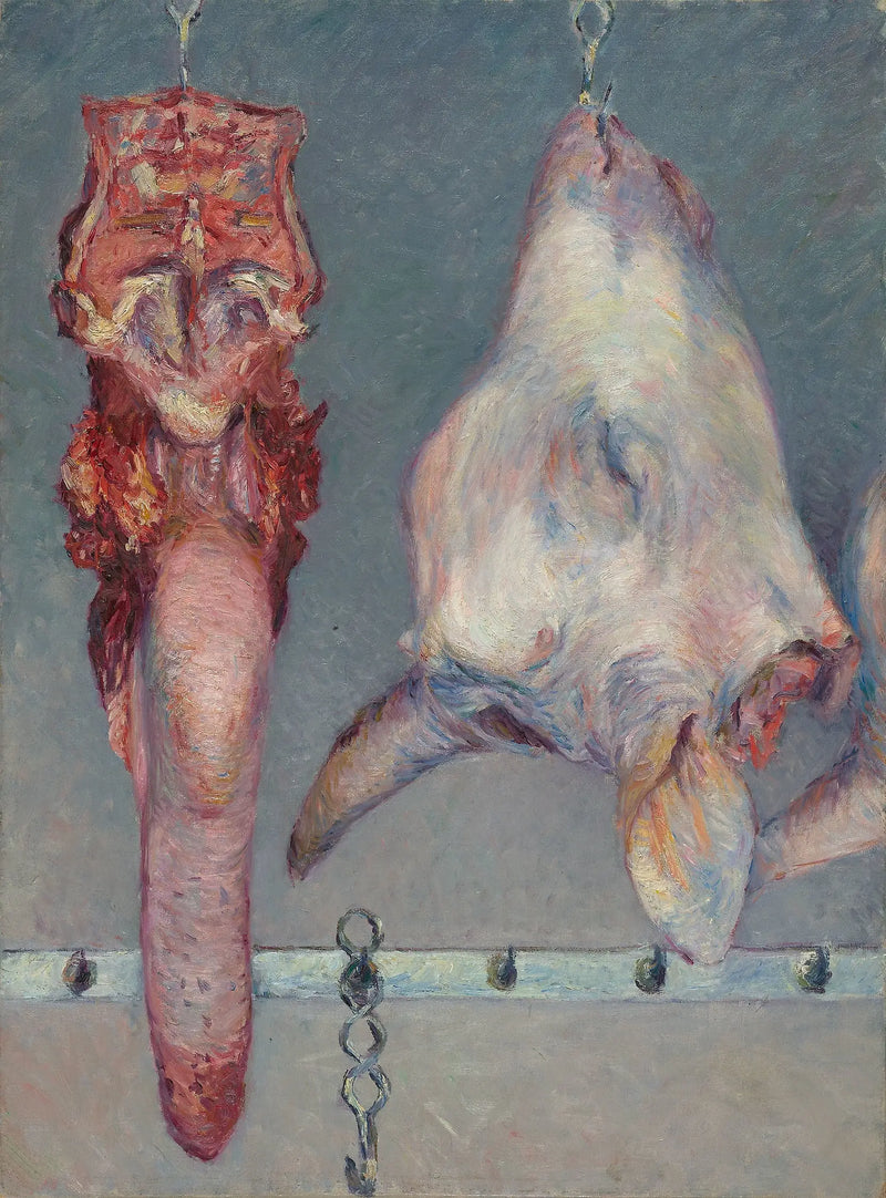 İnek başı ve sığır dili - Gustave Caillebotte