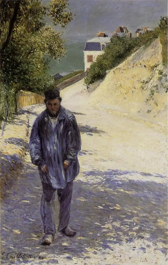 Saint-Clair Yolu'nda Père Magloire - Gustave Caillebotte