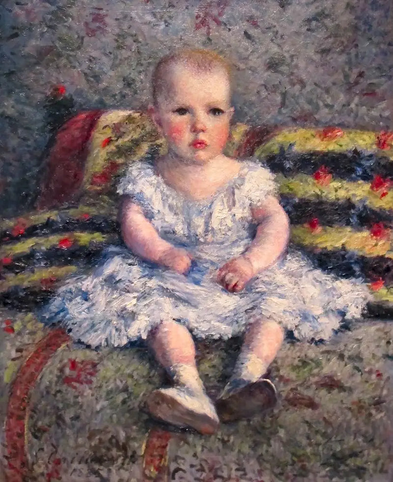 Maurice Hugot Portresi, çocuk - Gustave Caillebotte
