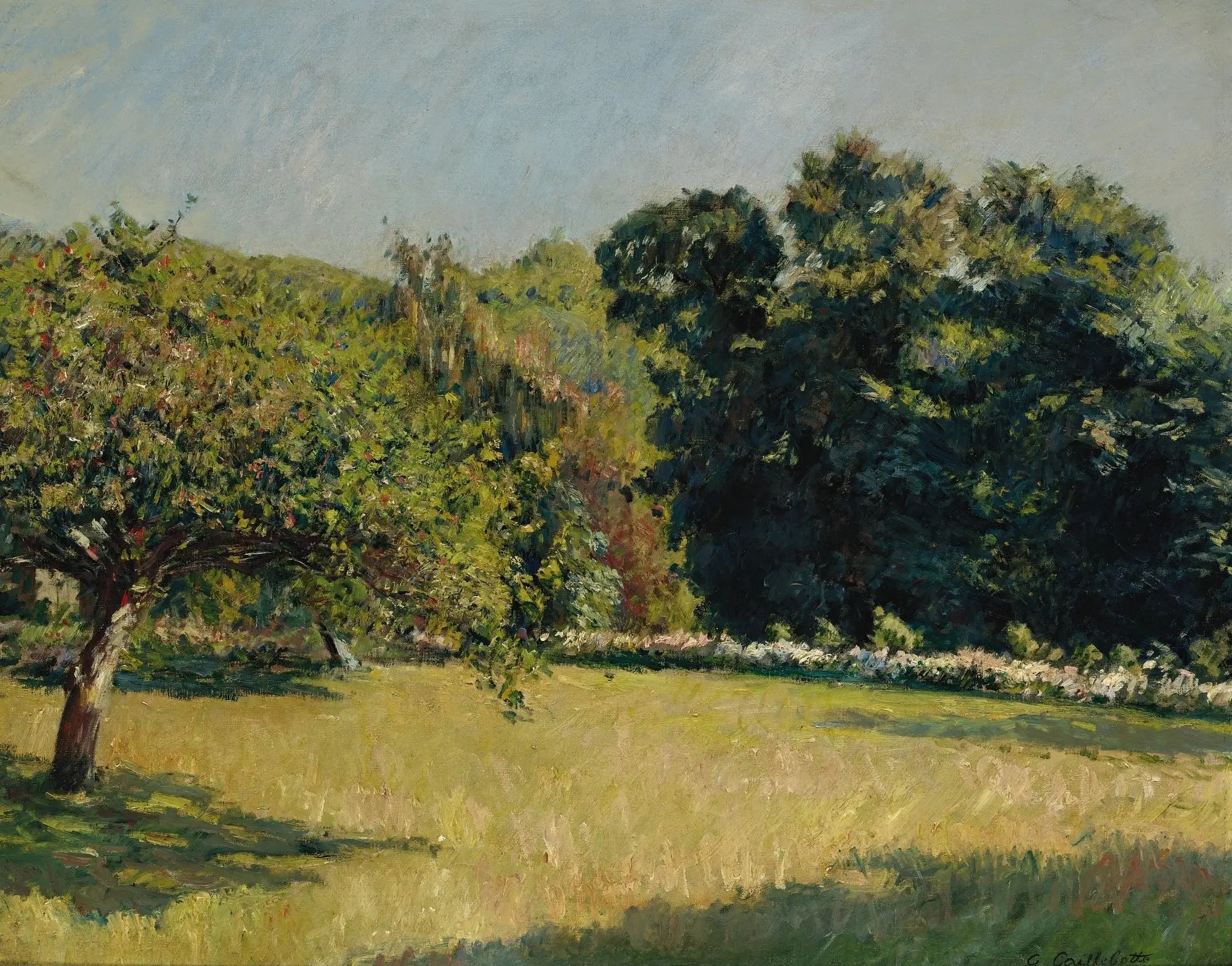 Reproduction du tableau « Un jardin à Trouville - Gustave Caillebotte » par Alpha Reproduction en peinture à l’huile