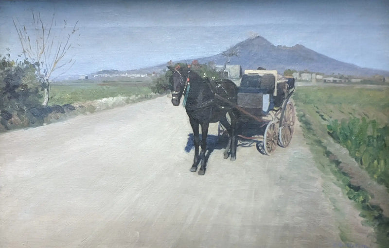 Napoli'de Bir Yol - Gustave Caillebotte
