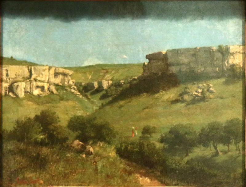 Ornans Manzarası - Gustave Courbet