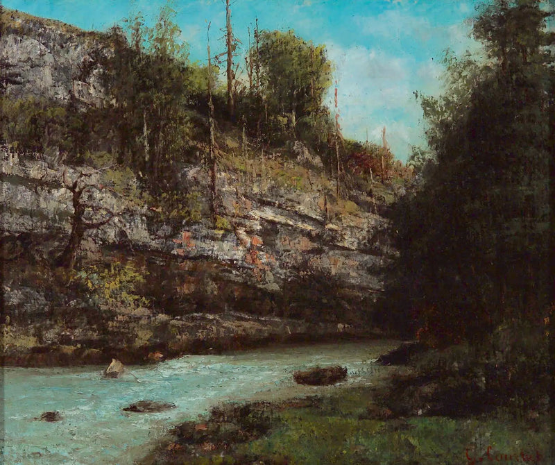 Dağ Çayı - Gustave Courbet