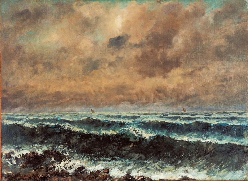 Sonbaharda La Mer - Gustave Courbet