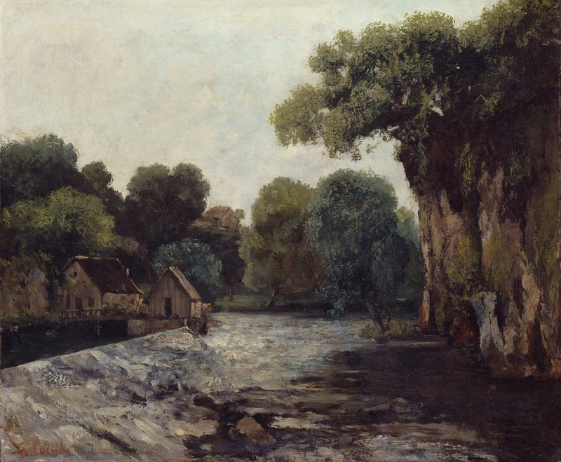 Loue Kanalı - Gustave Courbet