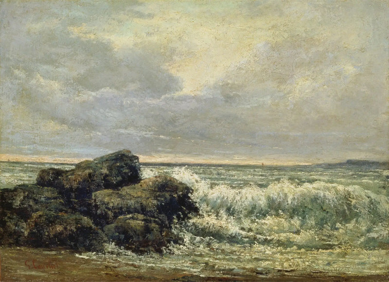 Dalga - Gustave Courbet