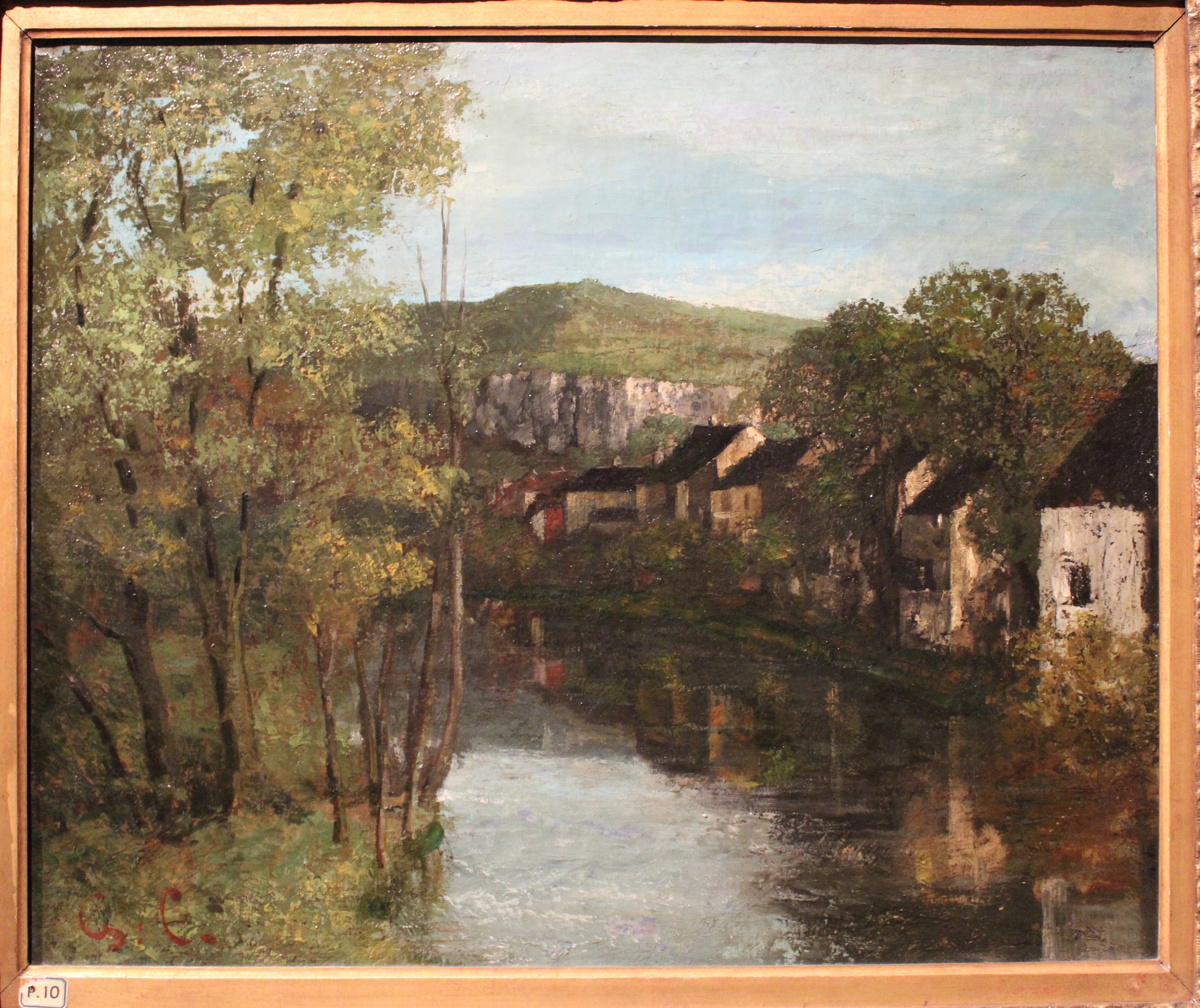 Vue d'Ornans - Gustave Courbet