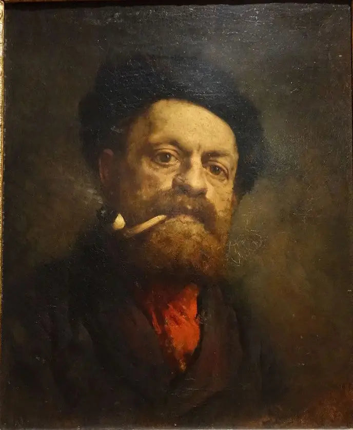 Beyefendi ve Pipo - Gustave Courbet