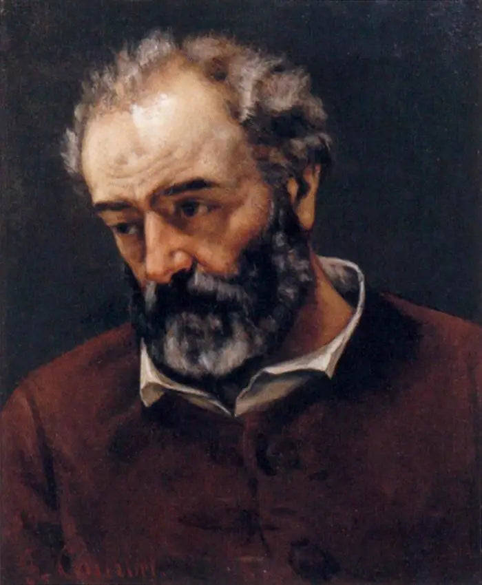 Paul Chenavard Portresi - Gustave Courbet