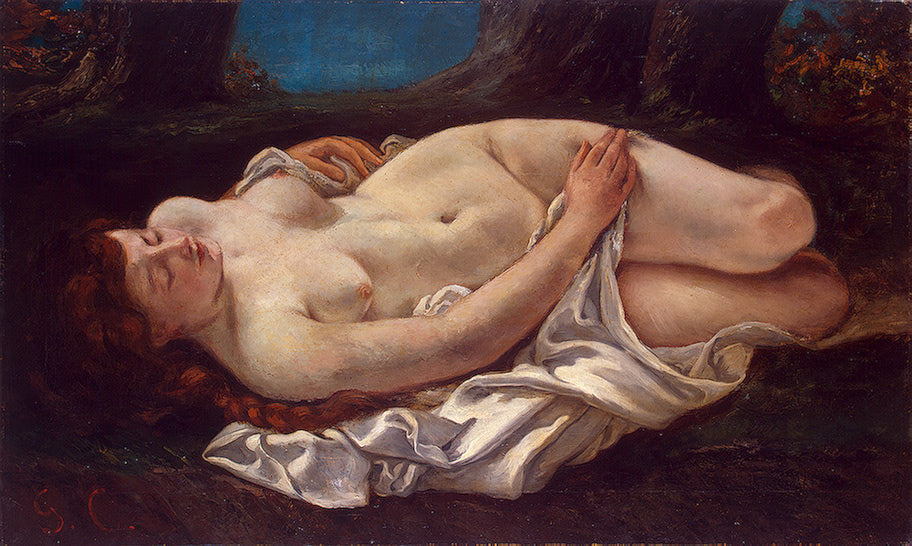 Femme couchée - Gustave Courbet