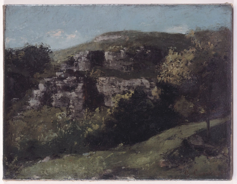 Ornans Kayalıkları - Gustave Courbet