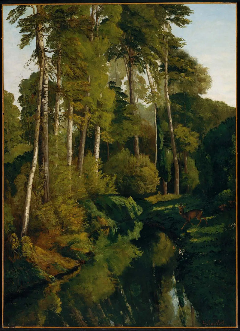 Ormanda Dere - Gustave Courbet
