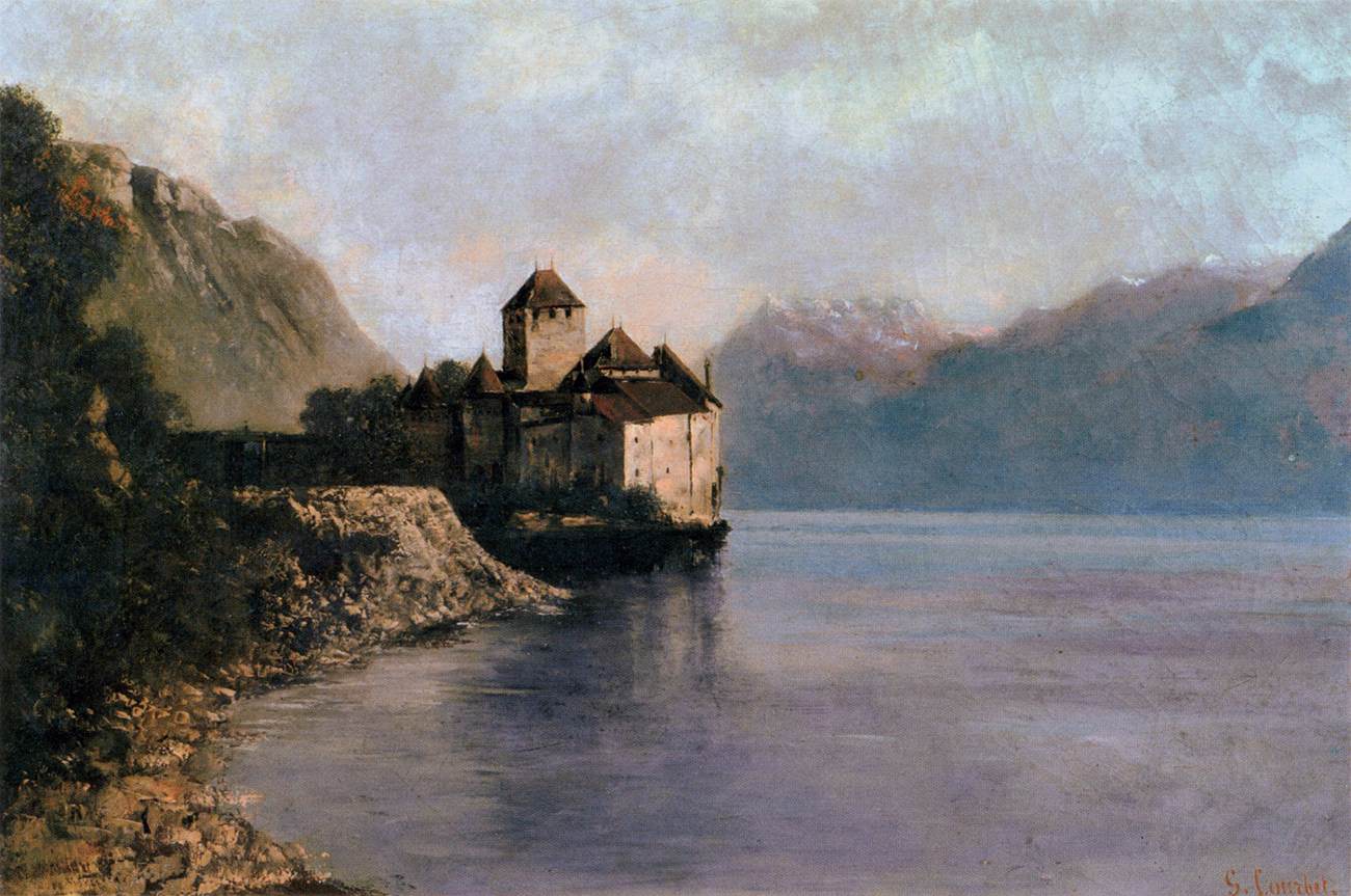 Le Château de Chillon - Gustave Courbet