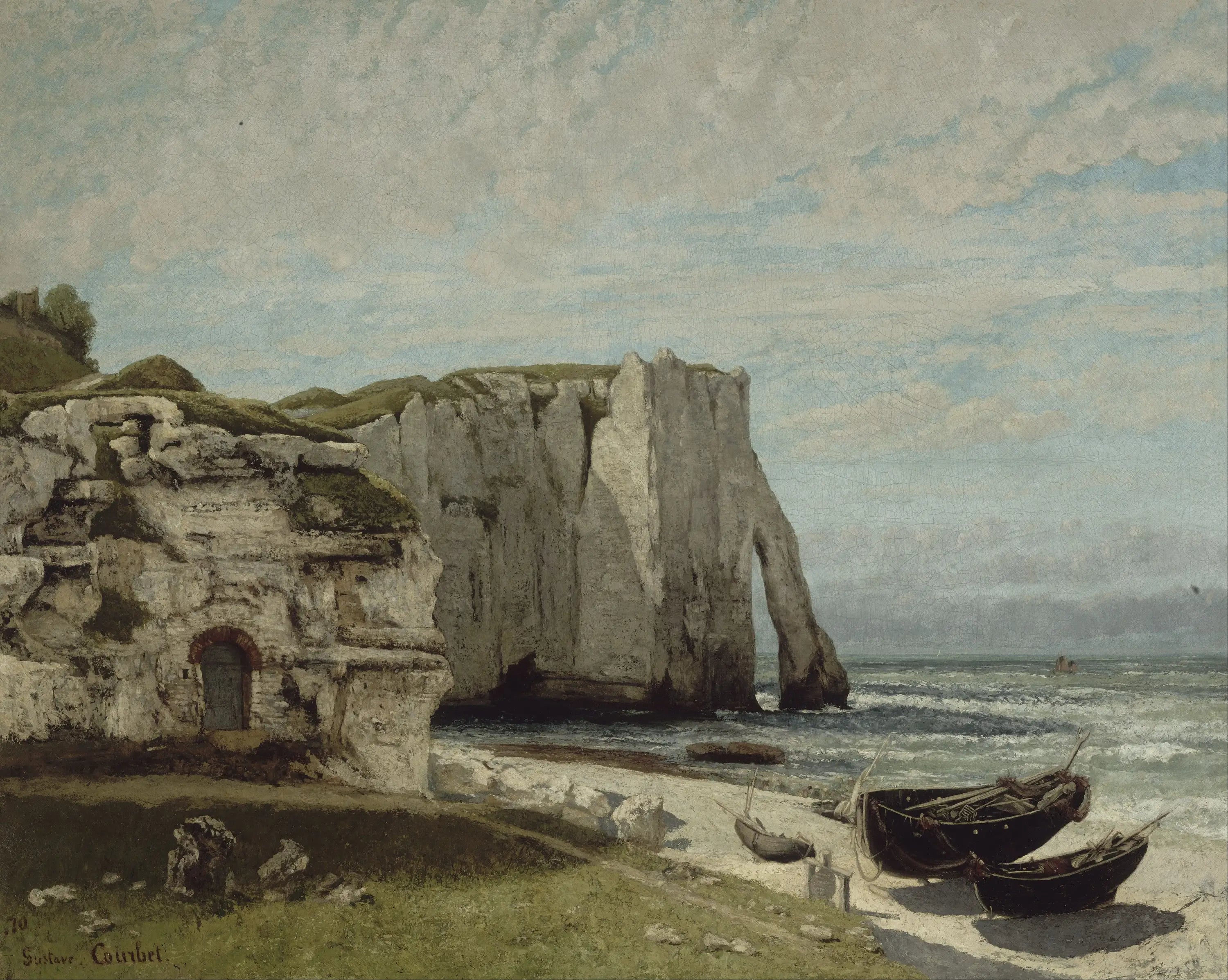 La Falaise d’Étretat après l’orage - Gustave Courbet - Alpha Reproduction