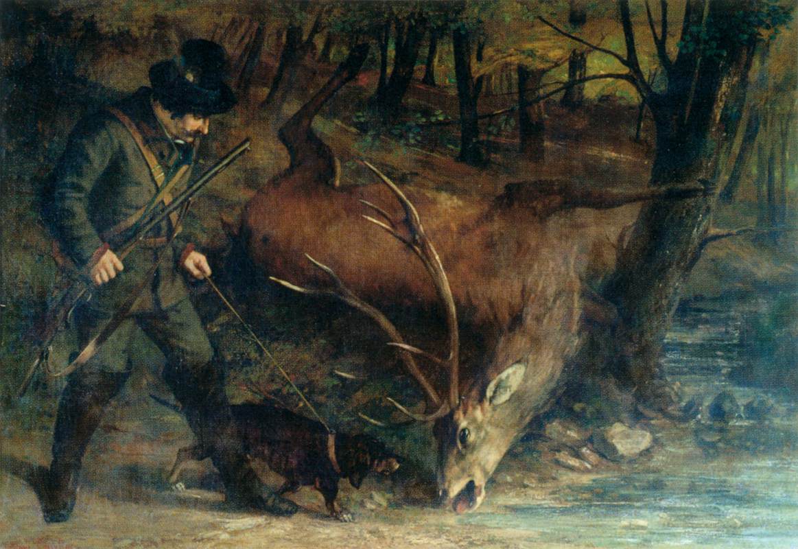 Le Chasseur allemand - Gustave Courbet