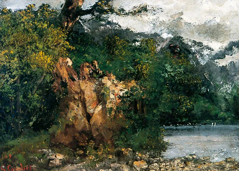 İsviçre Manzarası - Gustave Courbet