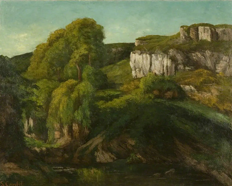 Loue Vadisi, Ornans yakınlarında - Gustave Courbet
