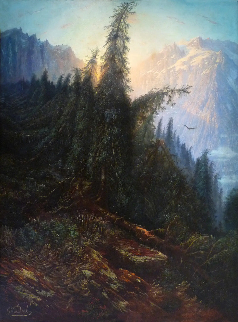 Dağ Manzarası - Gustave Doré
