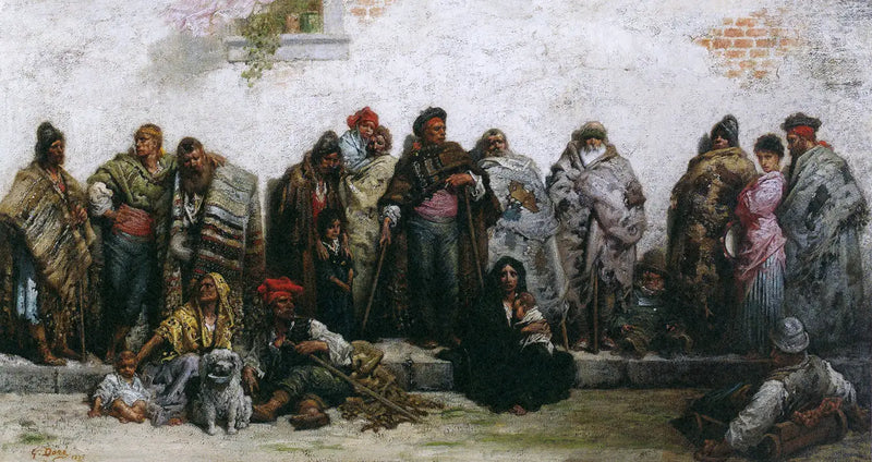 Burgos'taki Dilenciler - Gustave Doré