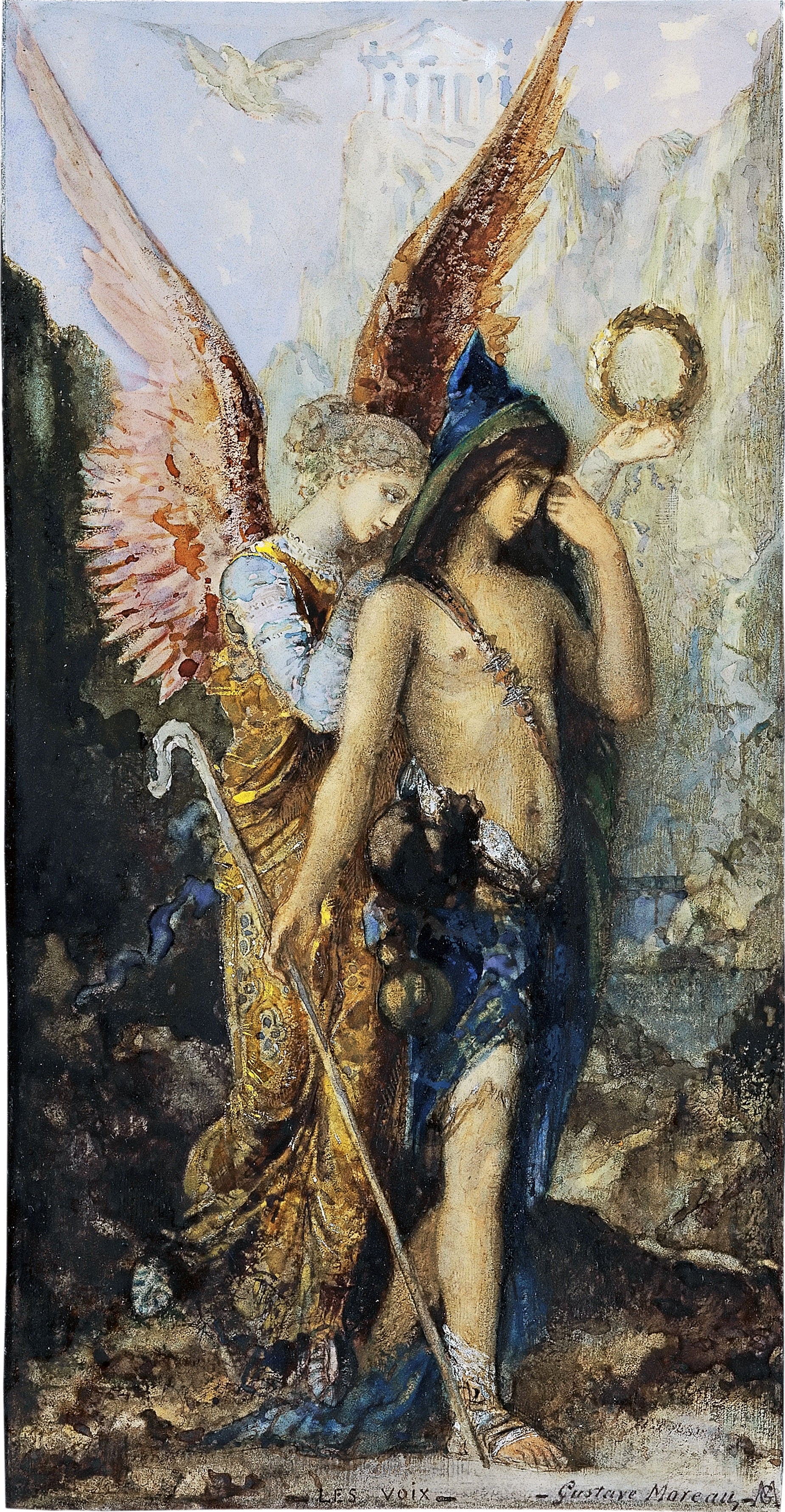 Les voix - Gustave Moreau