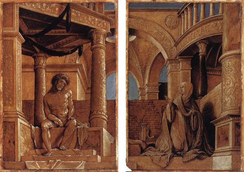 İzdiham ve Ağlayan Meryem İsa'sı - Hans Holbein Genç