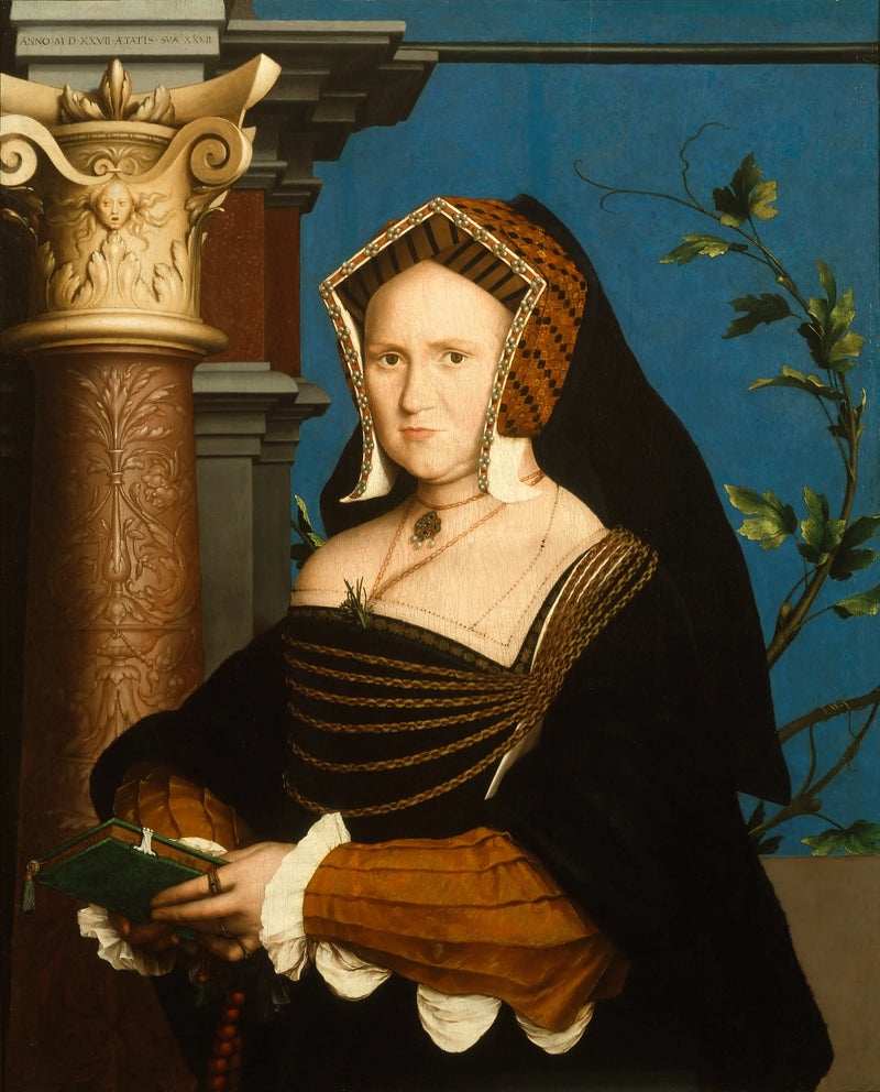 Mary, Lady Guildford - Hans Holbein genç