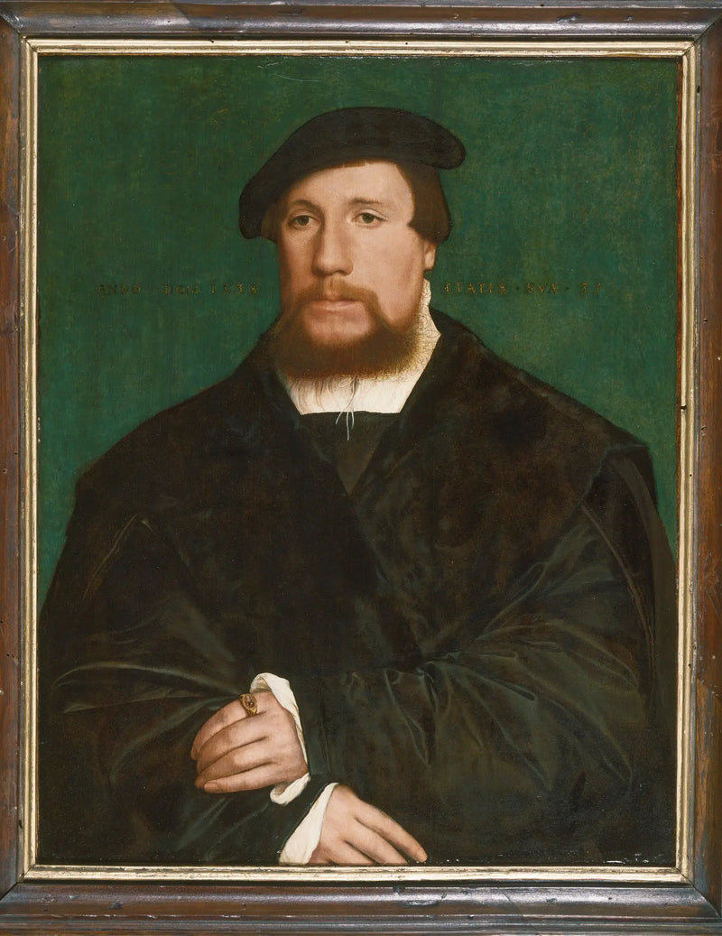 Hanseatik Bir Tüccar Portresi - Hans Holbein le Jeune