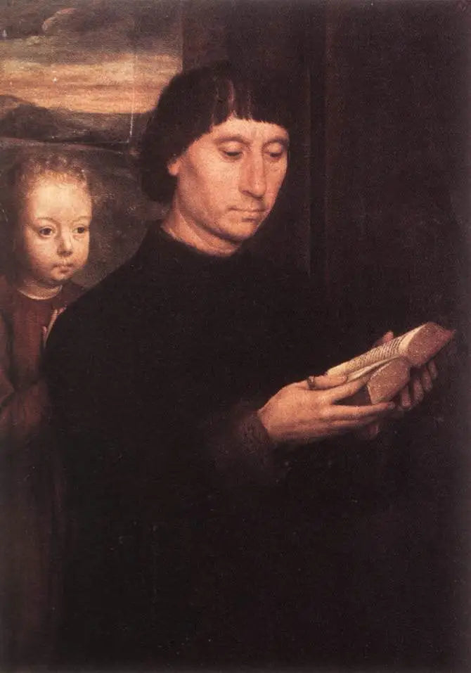 Erkek Bağışçı Portresi - Hans Memling