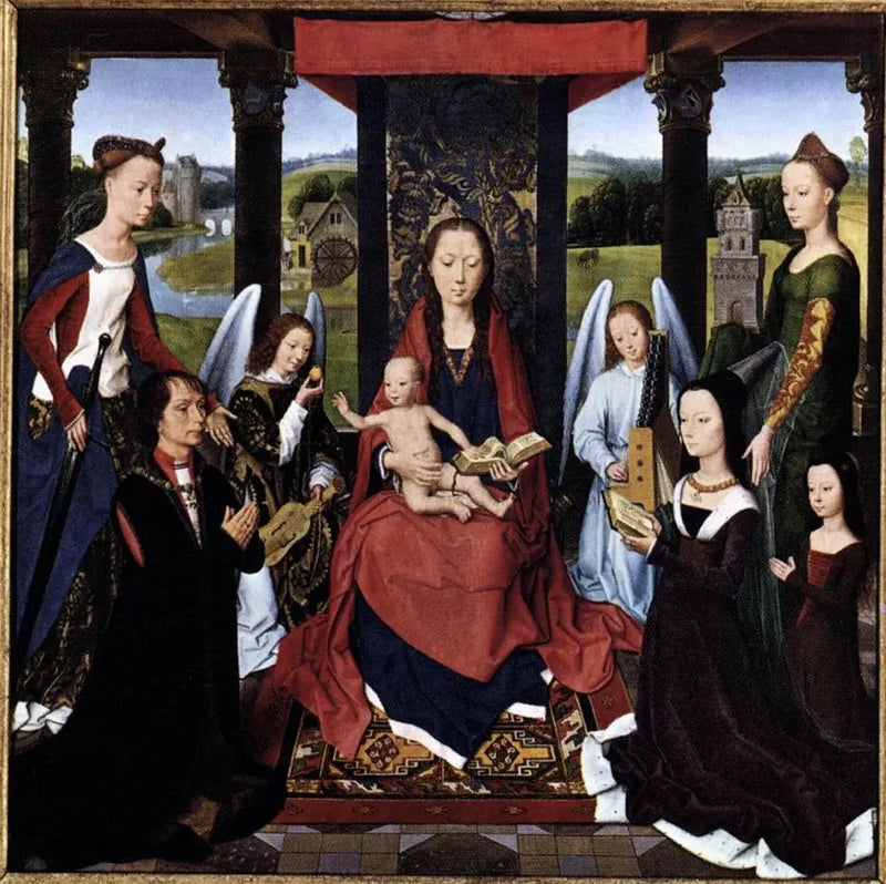 Donne Triptyği (orta panel) - Hans Memling