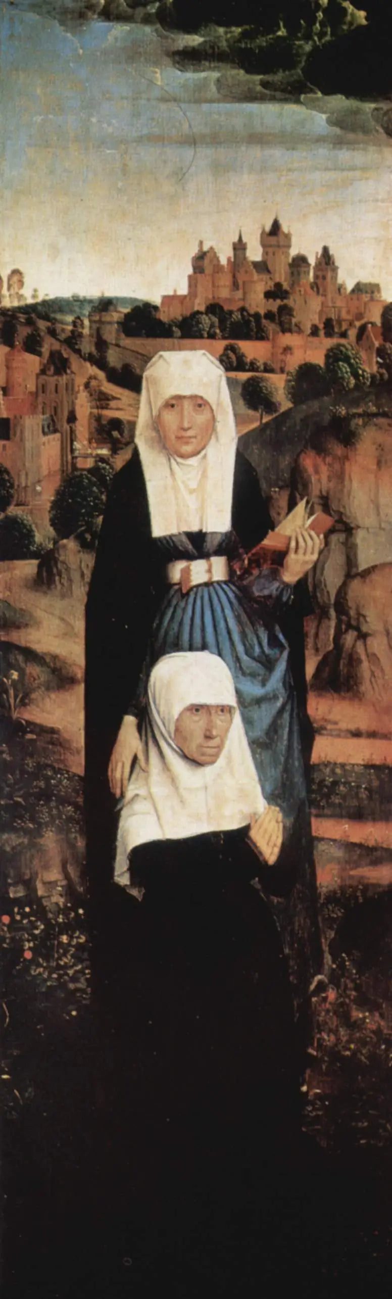 Jan Crabbe Triptyği. Sol Aile - Hans Memling