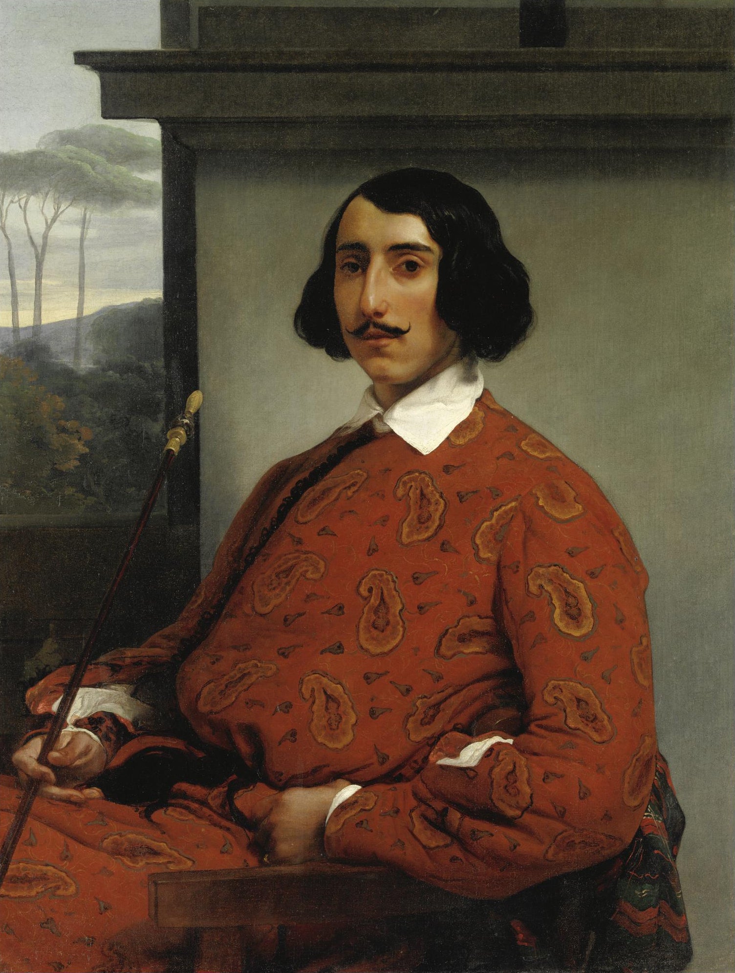 Portrait d'un gentilhomme (duc Manolo Nuňez Falcò) - Francesco Hayez