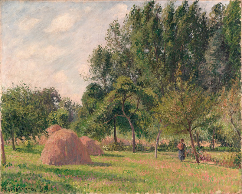 Saman Yığınları, Sabah, Éragny - Camille Pissarro