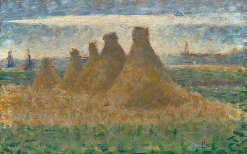 Saman Yığınları - Georges Seurat