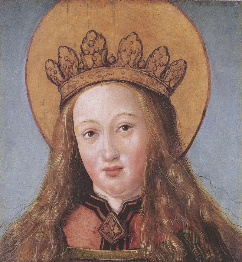 Bir azize başı - Hans Holbein genç