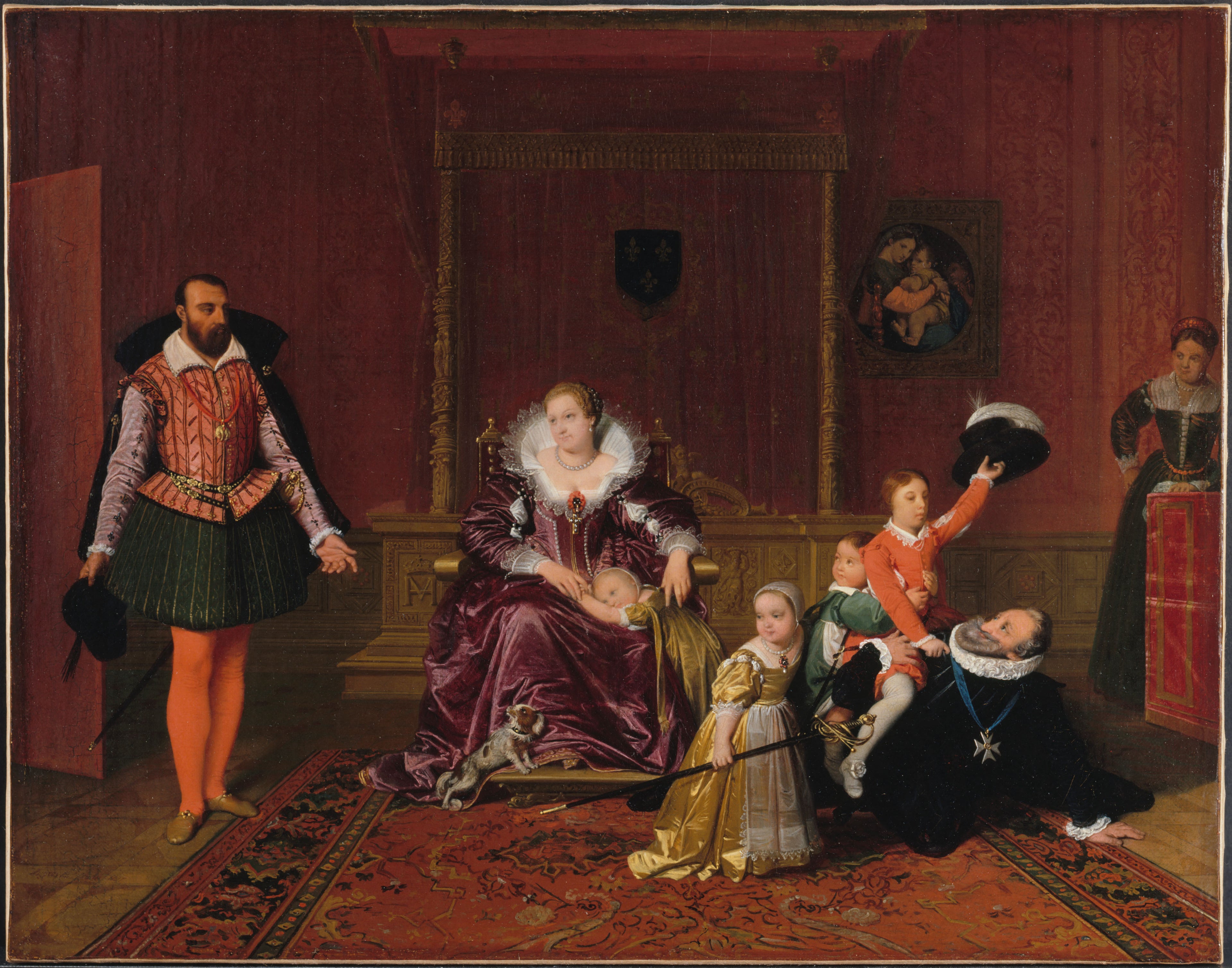Henri IV'ün İspanyol Elçisi'ni Karşılaması - Jean-Auguste-Dominique Ingres