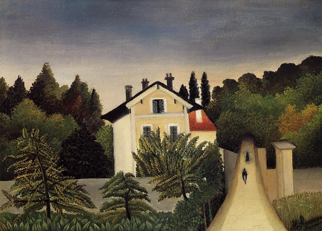 Maison aux portes de Paris - Henri Rousseau