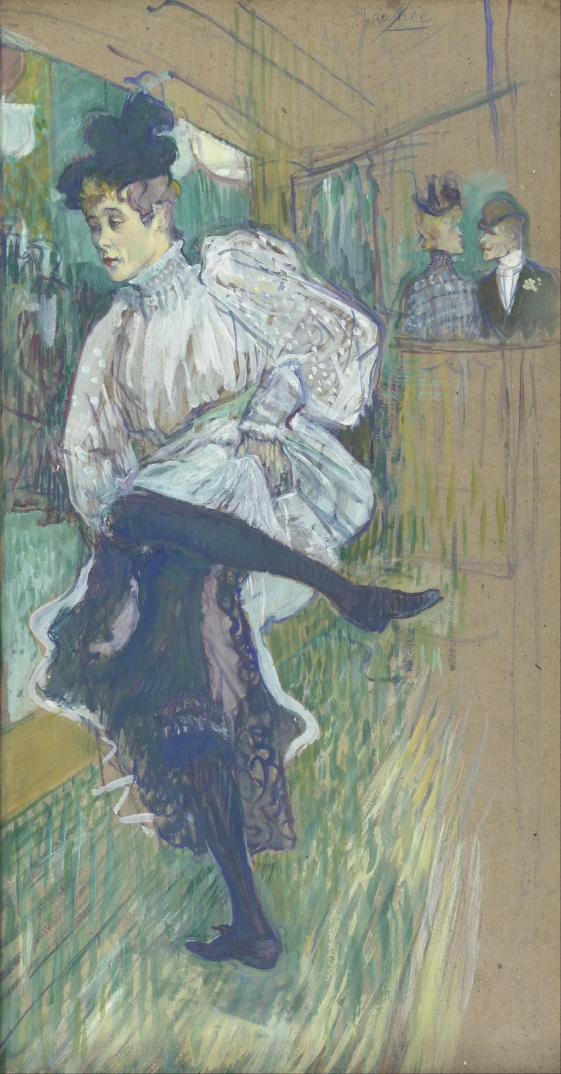 Jane Avril dansıyor - Henri de Toulouse-Lautrec