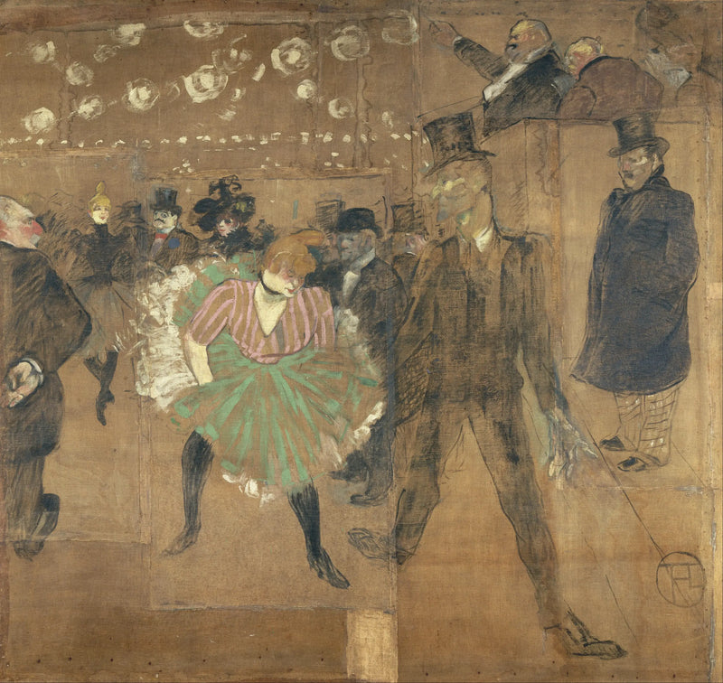 Moulin-Rouge'da Dans - Henri de Toulouse-Lautrec