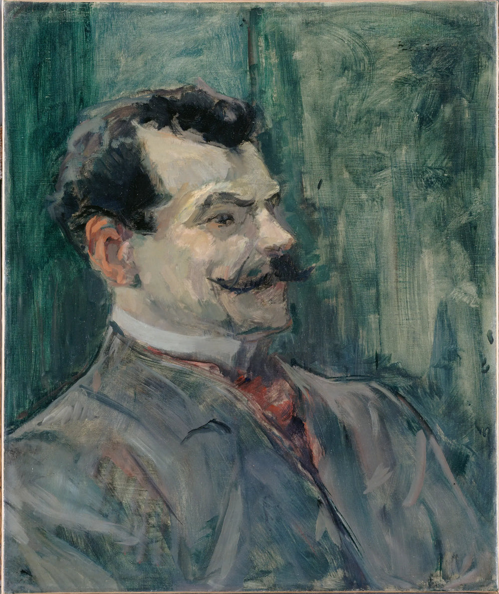 Reproduction du tableau « Portrait d'André Rivoire - Henri de Toulouse-Lautrec » par Alpha Reproduction en peinture à l’huile