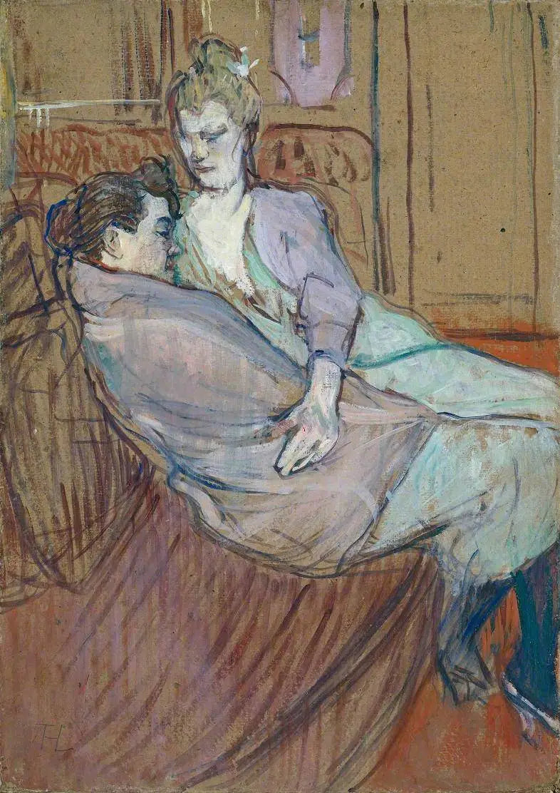 İki Arkadaş - Henri de Toulouse-Lautrec