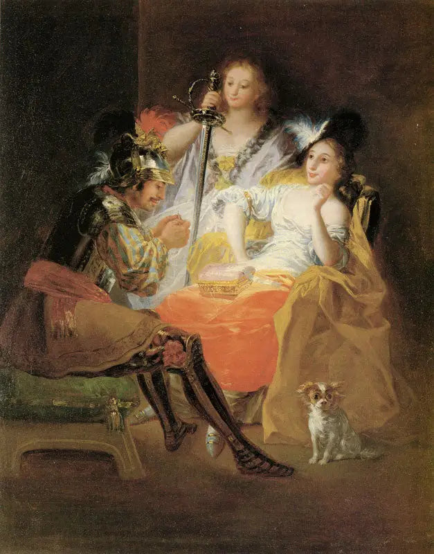 Herkül ve Omphale - Francisco de Goya