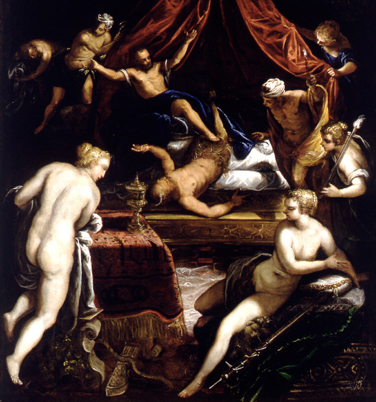 Herkül Faun'u Avlarken - Jacopo Tintoretto