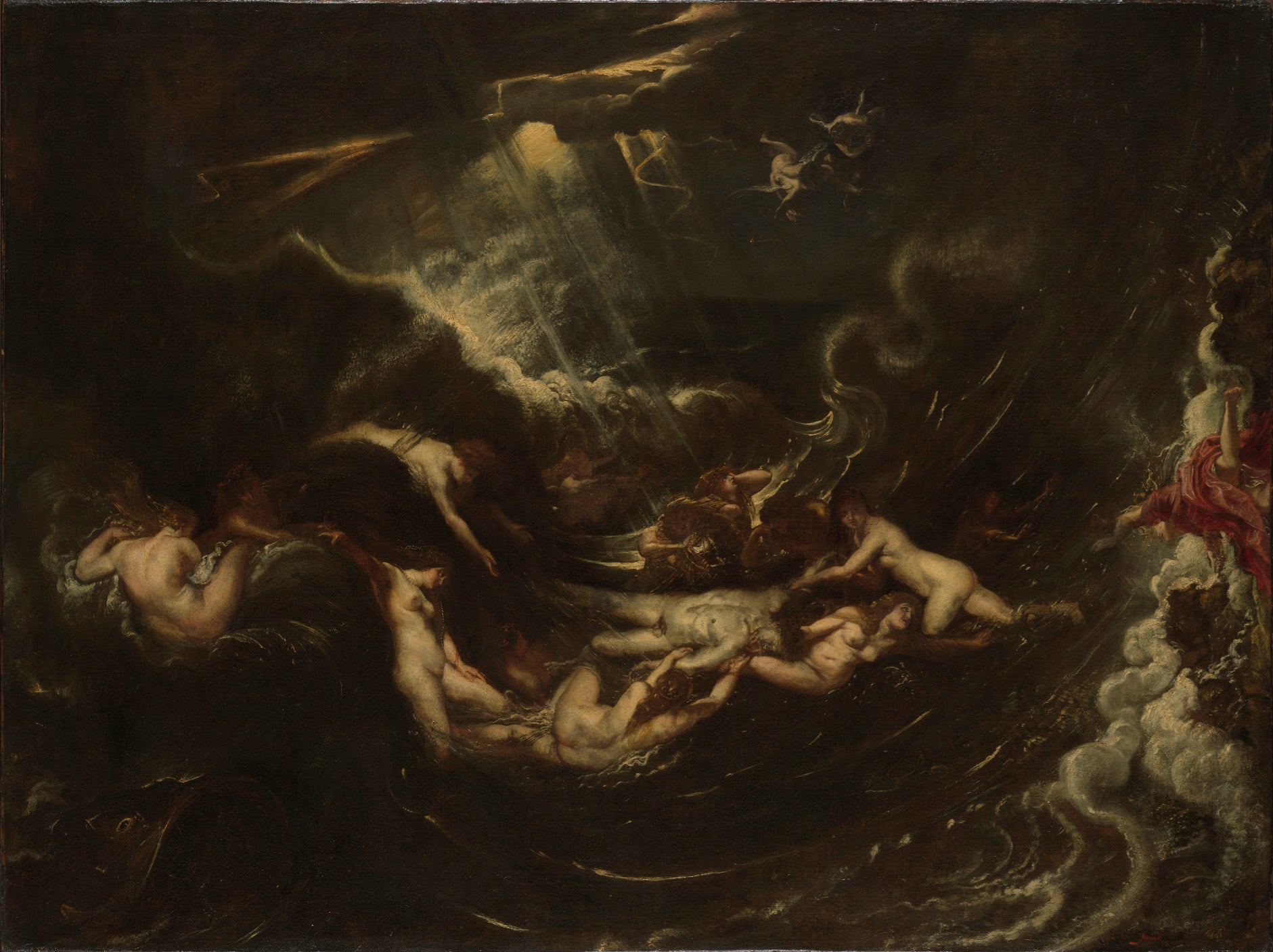 Héro ve Léandre - Peter Paul Rubens